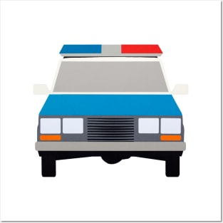 Police Car 1988 Posters and Art